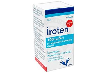 IROTEN 100 MG/5 ML KONSANTRE INFUZYON COZELTISI